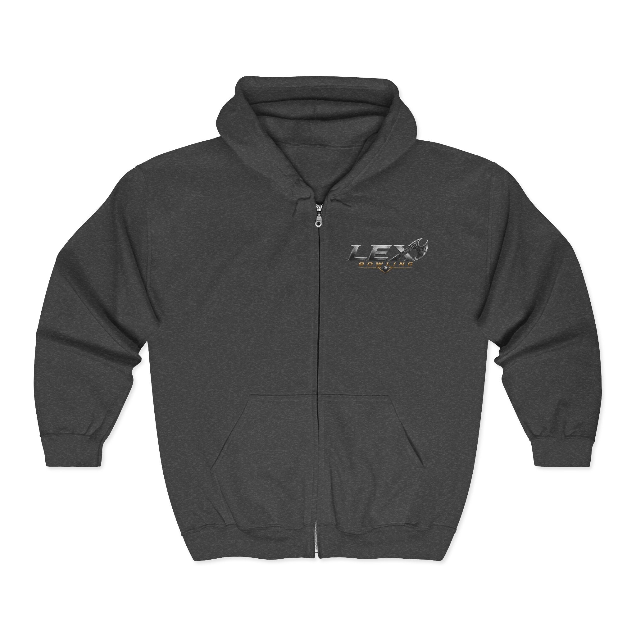 Lex Bowling Logo Zip Hoodie
