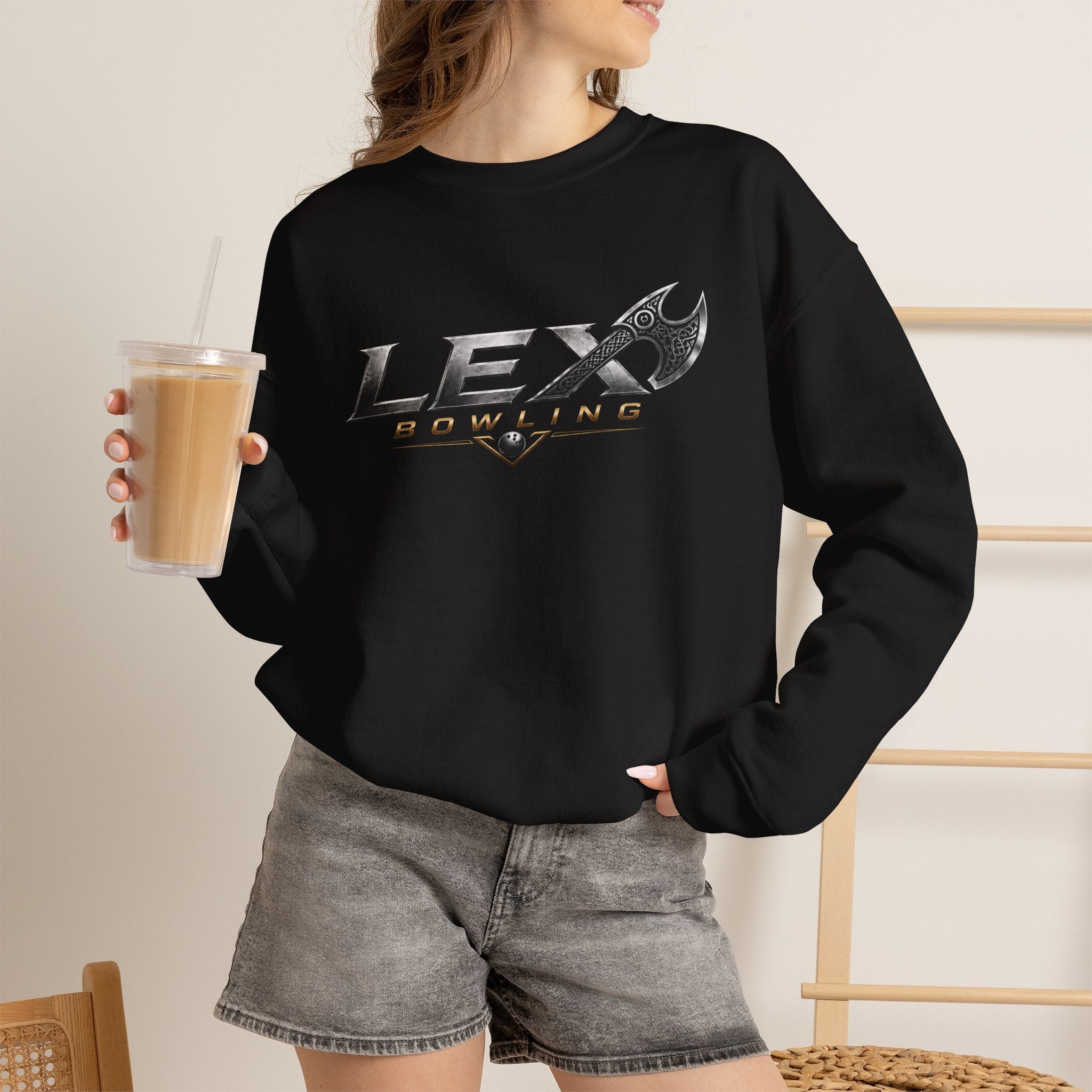 LEX Bowling Sweatshirt — LEX Rocket Logo Crewneck