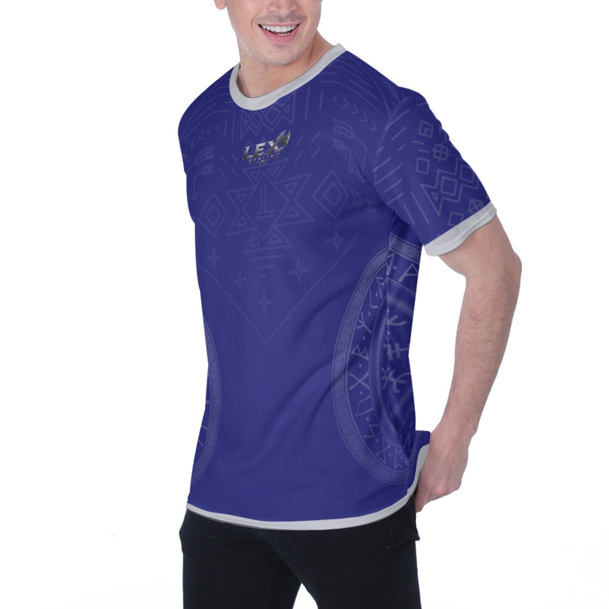 LEX Bowling Lightweight Cotton T-Shirt for Men & Women Graphic Crewneck Casual Tee