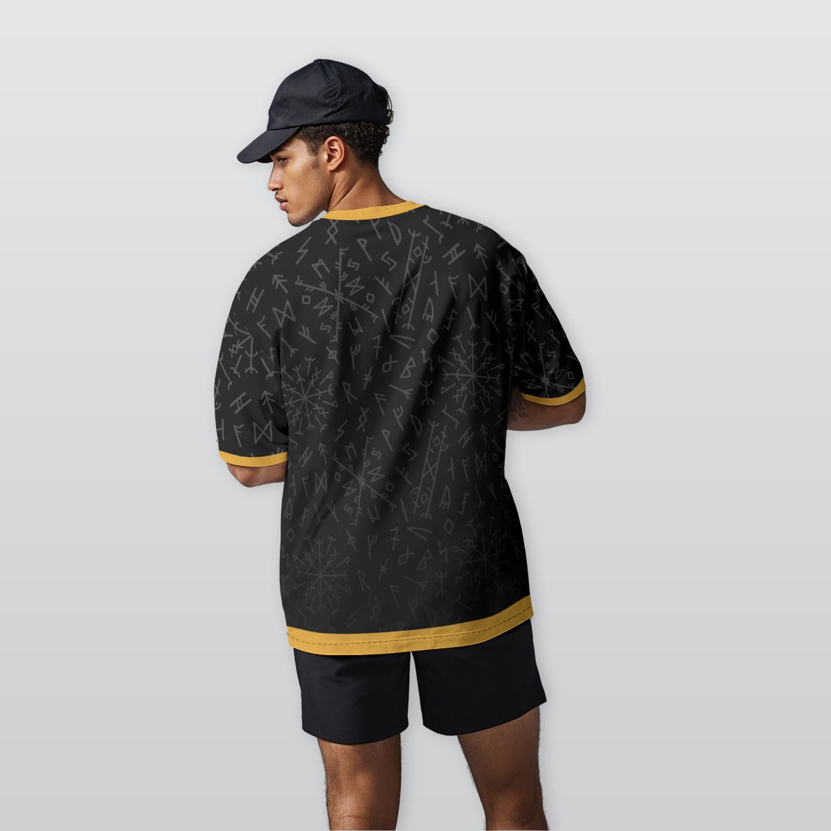 Lex Bowling Men's Oversized Crewneck T-Shirt Premium Cotton