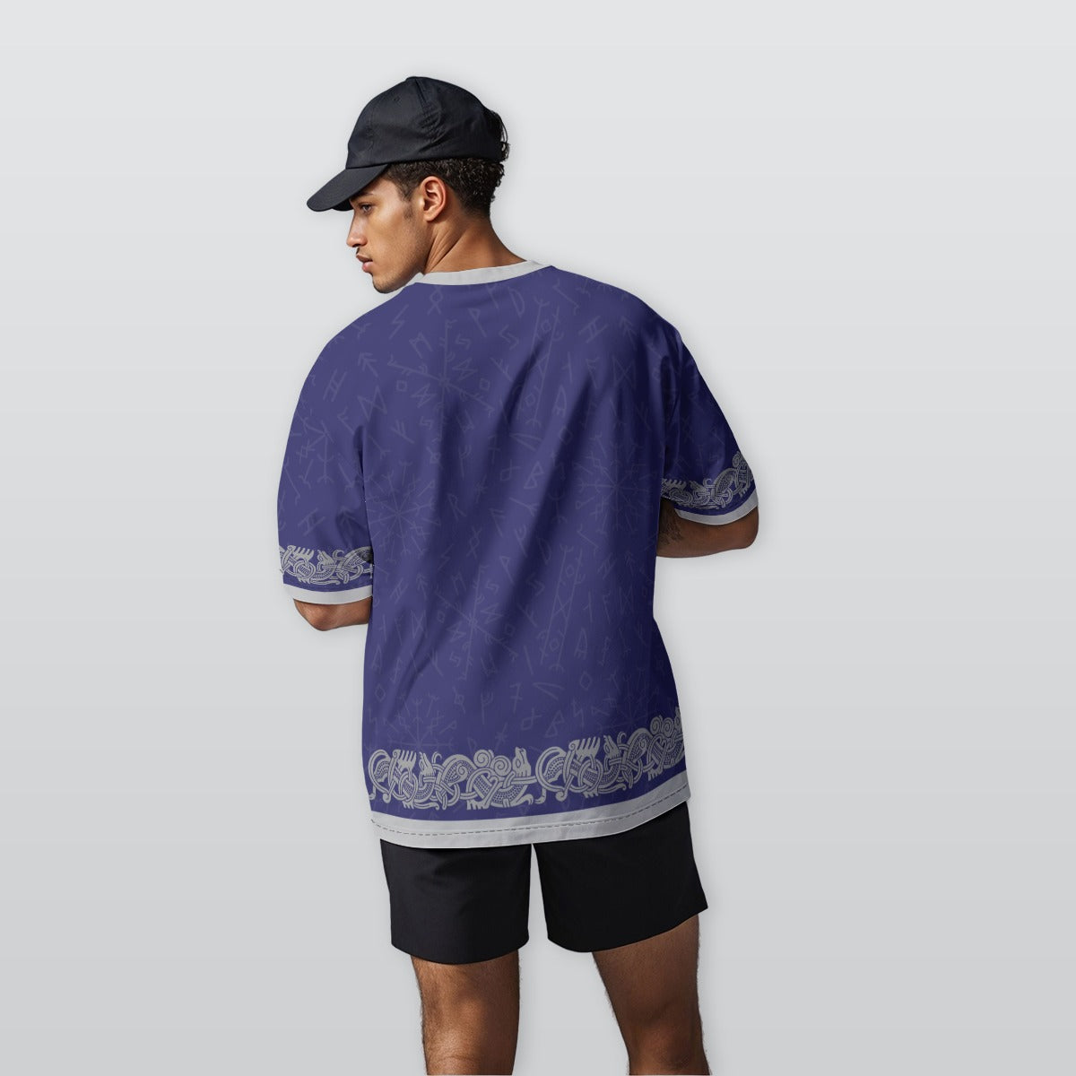 Lex Bowling Men's Cotton Oversized T-Shirt Premium Crewneck Tee
