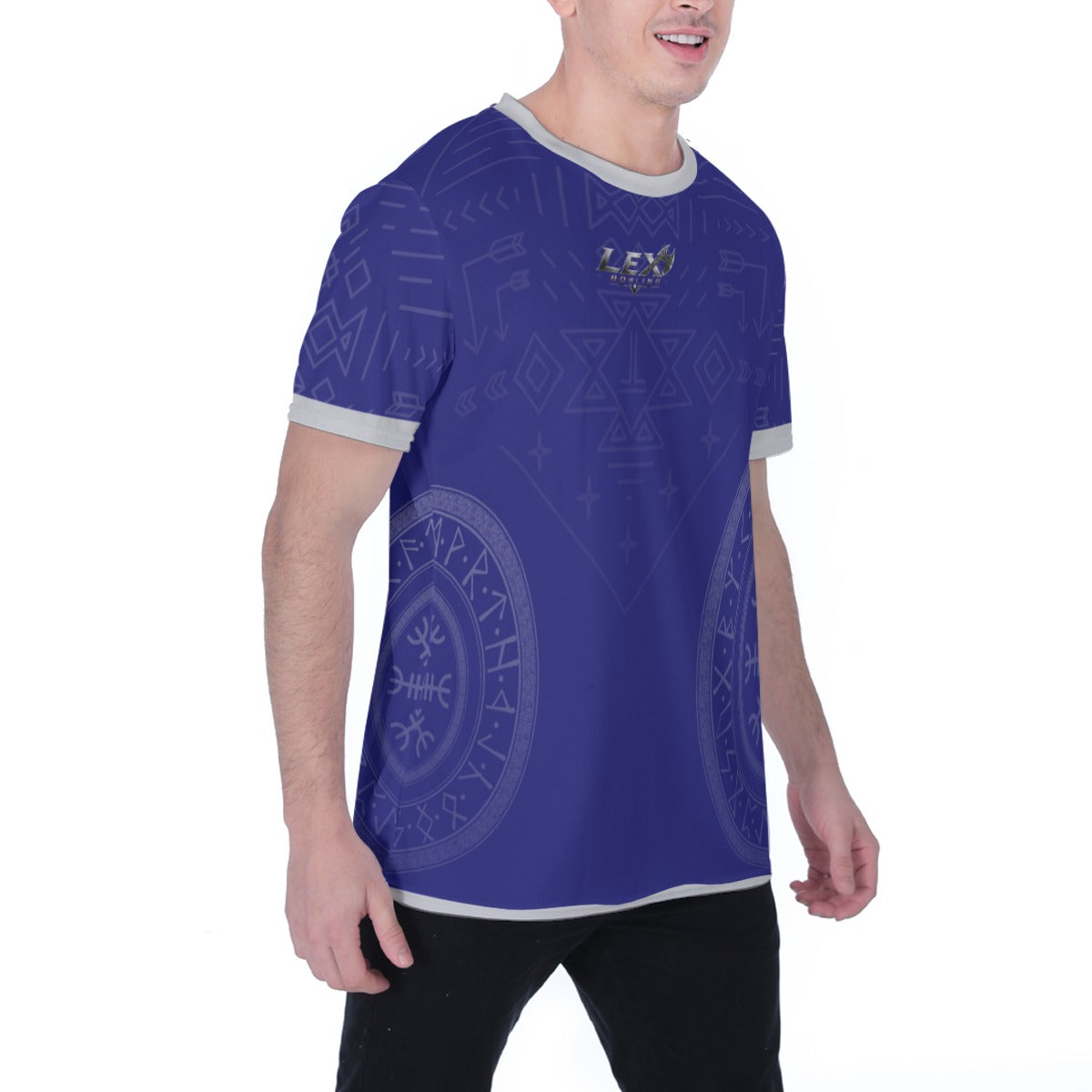 LEX Bowling Lightweight Cotton T-Shirt for Men & Women Graphic Crewneck Casual Tee