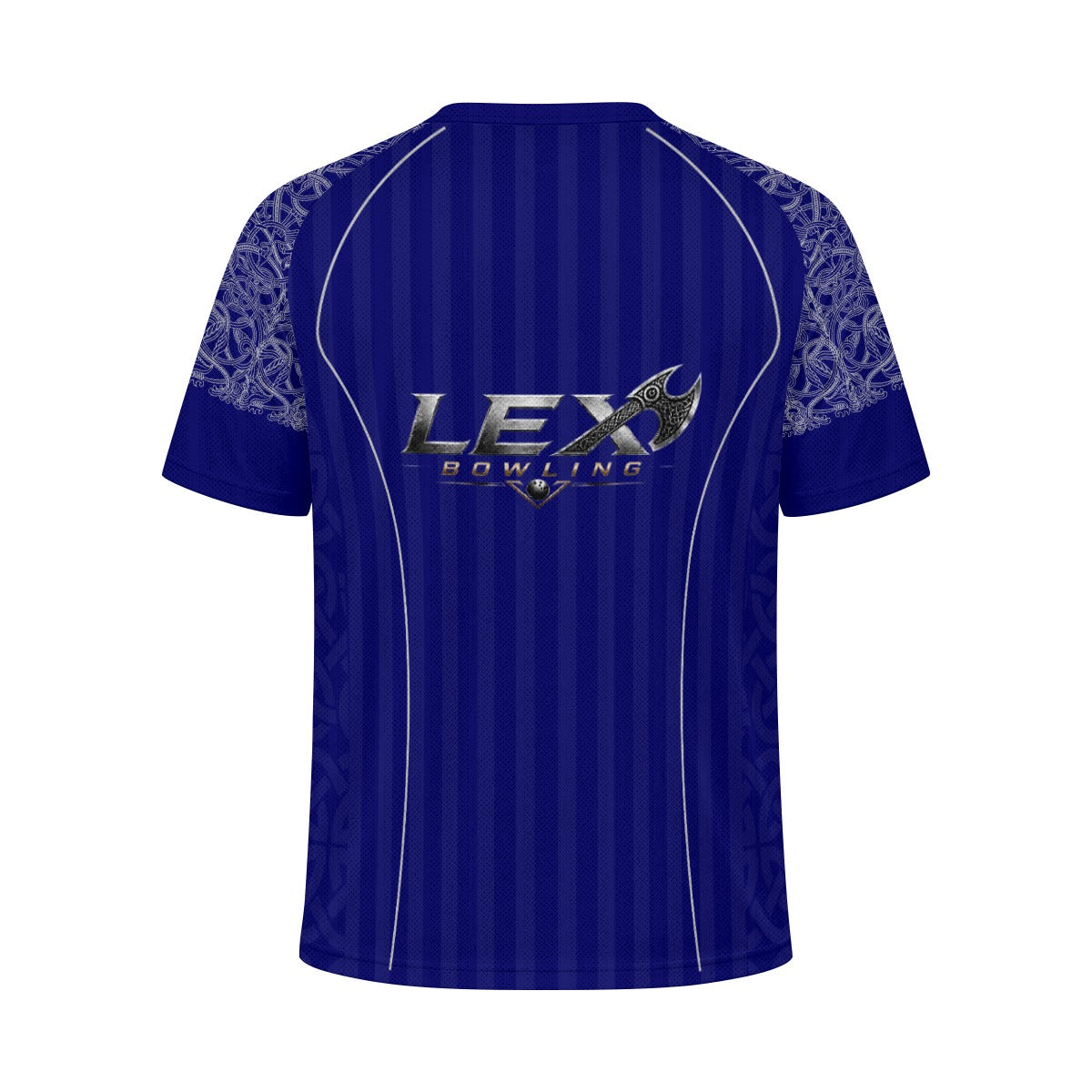 LEX Bowling Performance Jacquard Mesh Sports Jersey for Men & Women Athletic Training Shirt