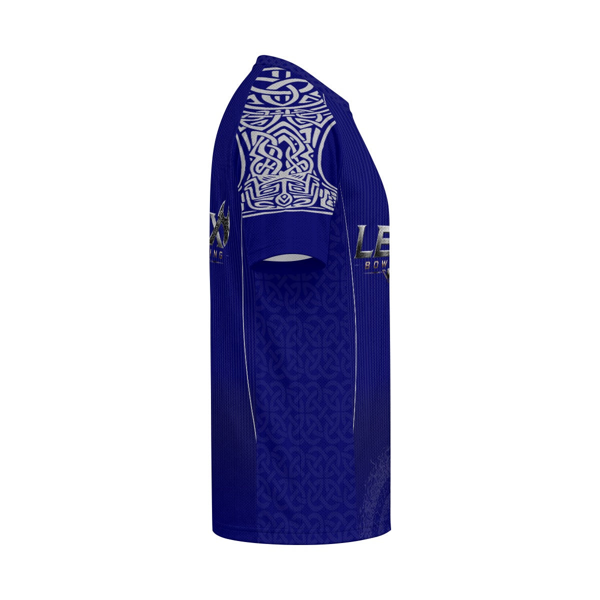 LEX Bowling Performance Sports Jersey for Men & Women Lightweight Jacquard Mesh Athletic Tee