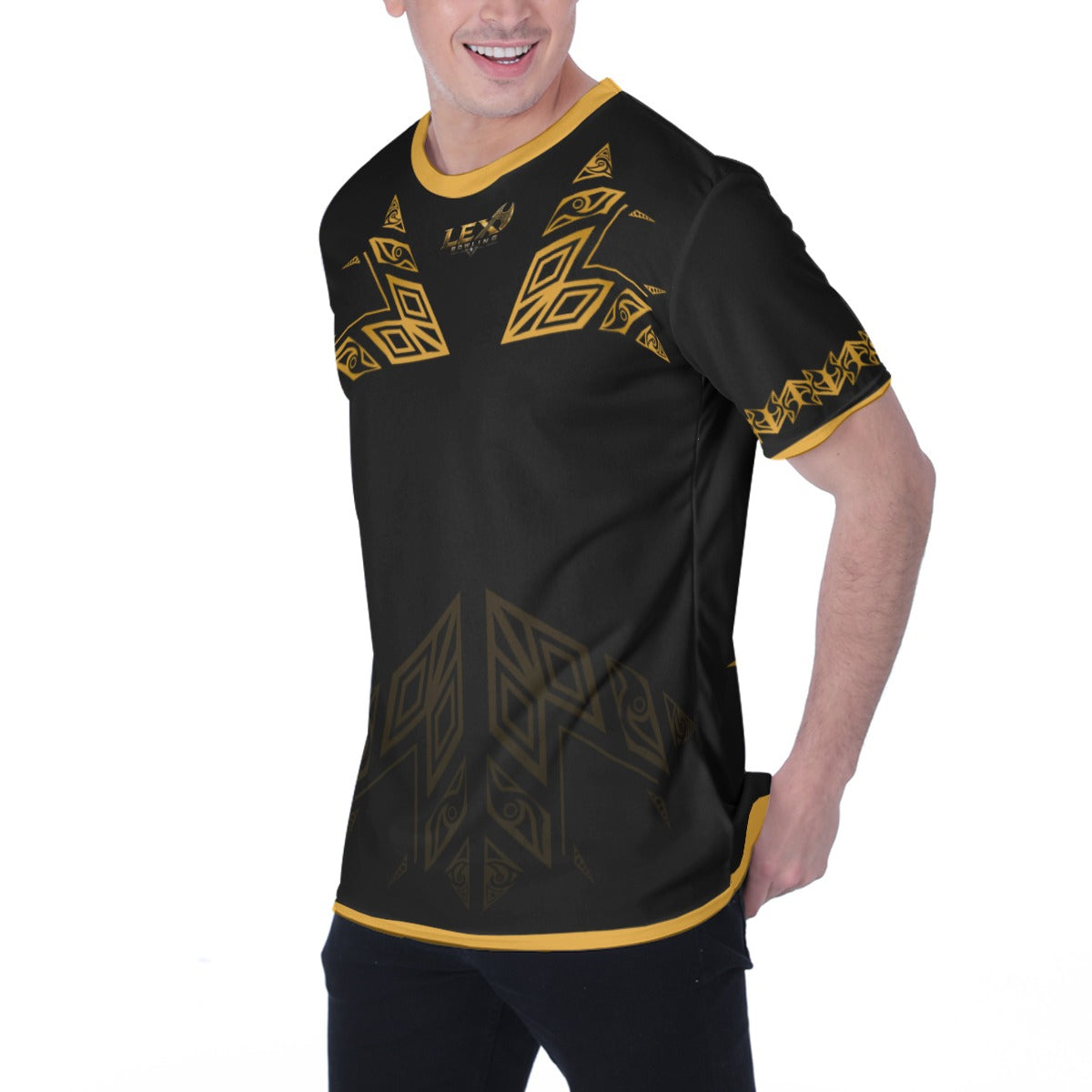 LEX Bowling Lightweight Cotton T-Shirt for Men & Women Graphic Crewneck Everyday Casual Tee