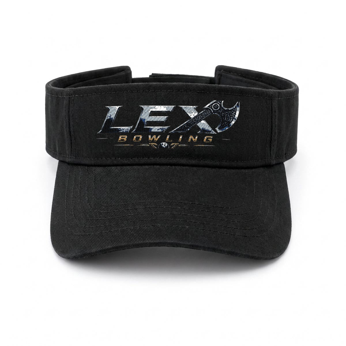LEX Bowling Adjustable Performance Sun Visor Cap for Bowling, Golf, Tennis & Outdoor Sports