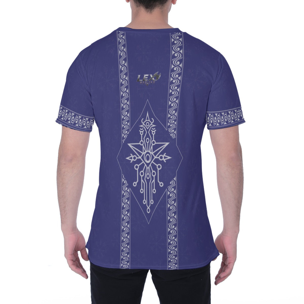 LEX Bowling Unisex Performance Graphic Crewneck T-Shirt for Bowling & Everyday Wear