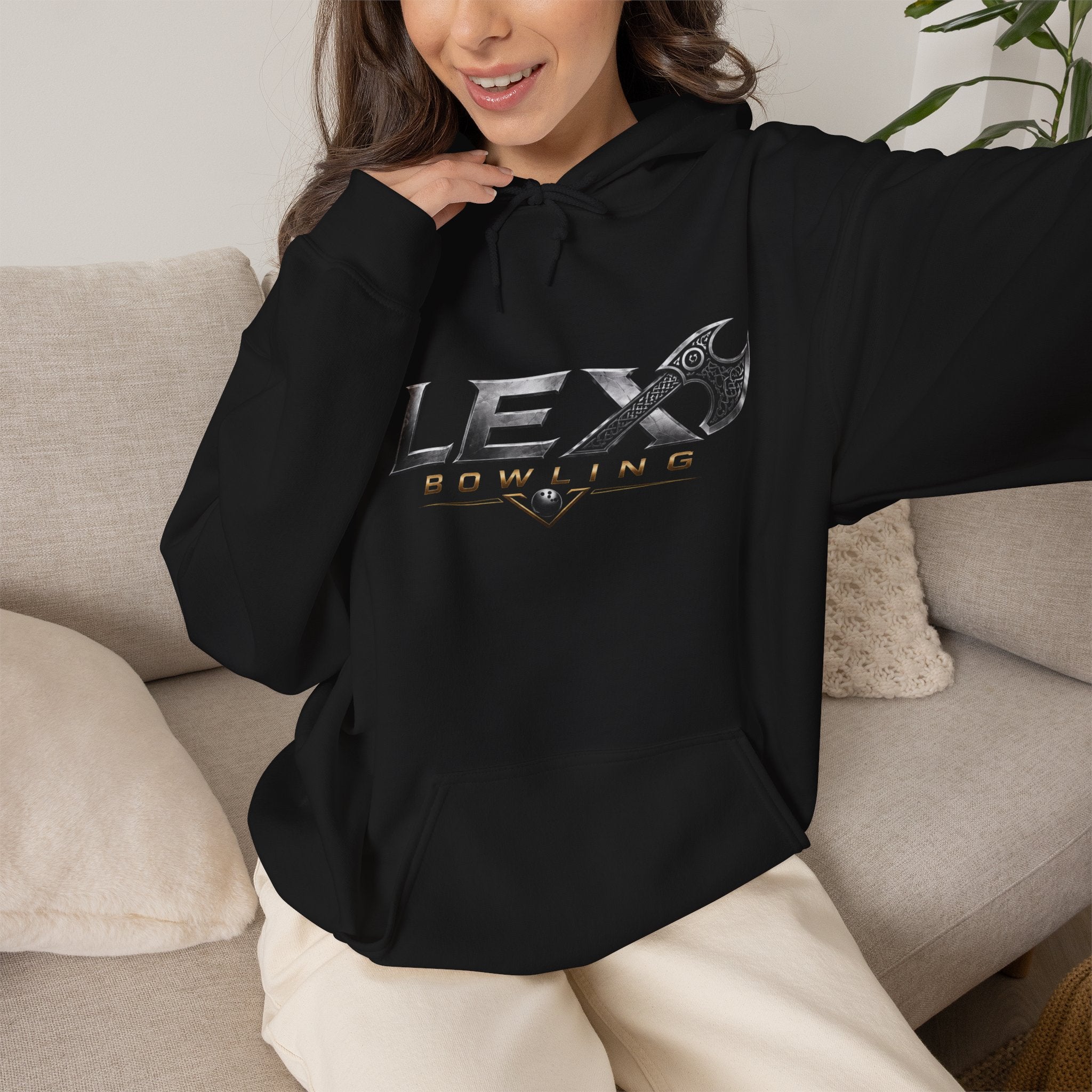 Bowling Hoodie — LEX Bowling Logo Pullover