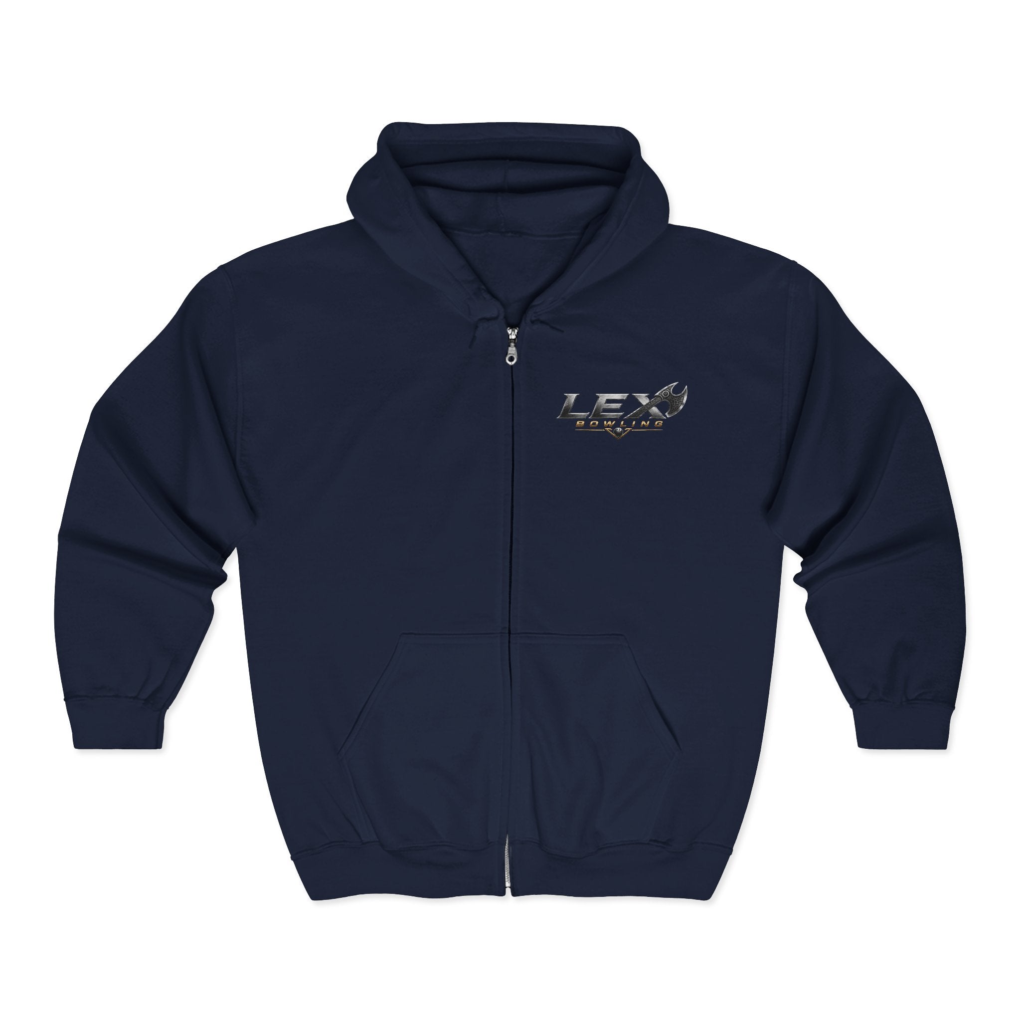 Lex Bowling Logo Zip Hoodie