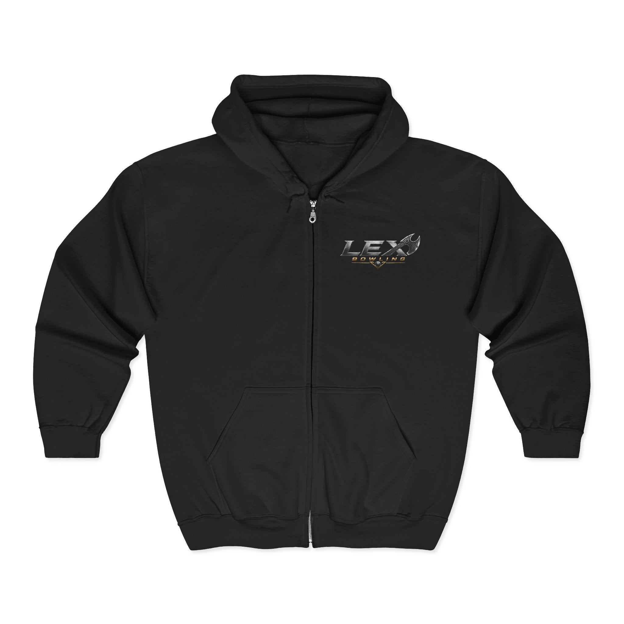 Lex Bowling Logo Zip Hoodie