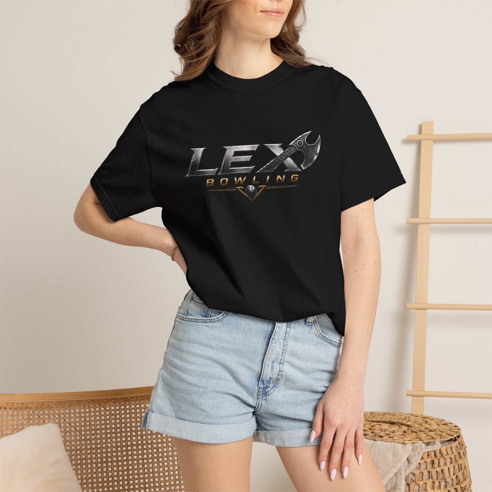 Bowling Team T-Shirt — LEX Bowling Logo Shirt